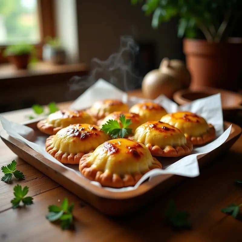 Empanadas Argentinas de Carne y Aceitunas con Tapada de Puré de Papa: Receta Tradicional para Tupper