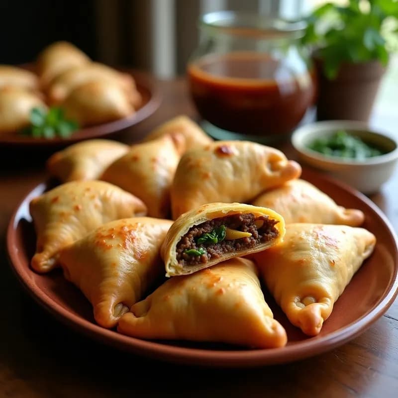 Empanadas Argentinas de Carne: Receta con Corteza Quebradiza en 40 Minutos