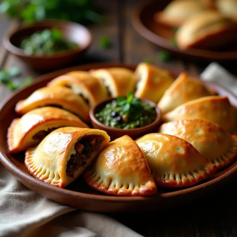 Empanadas Argentinas de Carne con Pasas y Huevos Duros: Receta Tradicional para Compartir