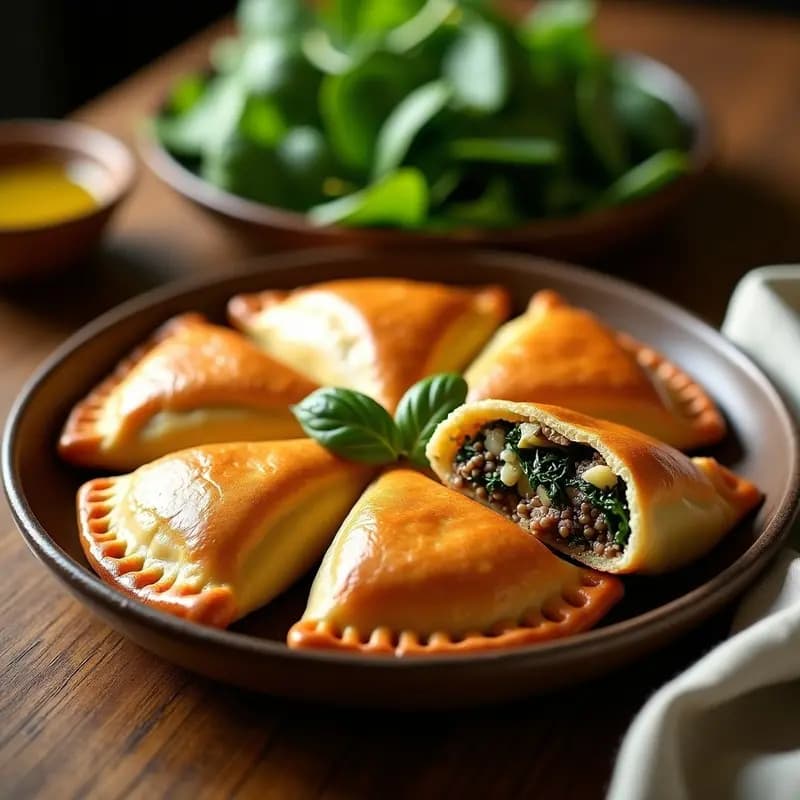 Empanadas Argentinas de Carne y Pascualina de Espinacas: Receta Tradicional en 2 Variantes