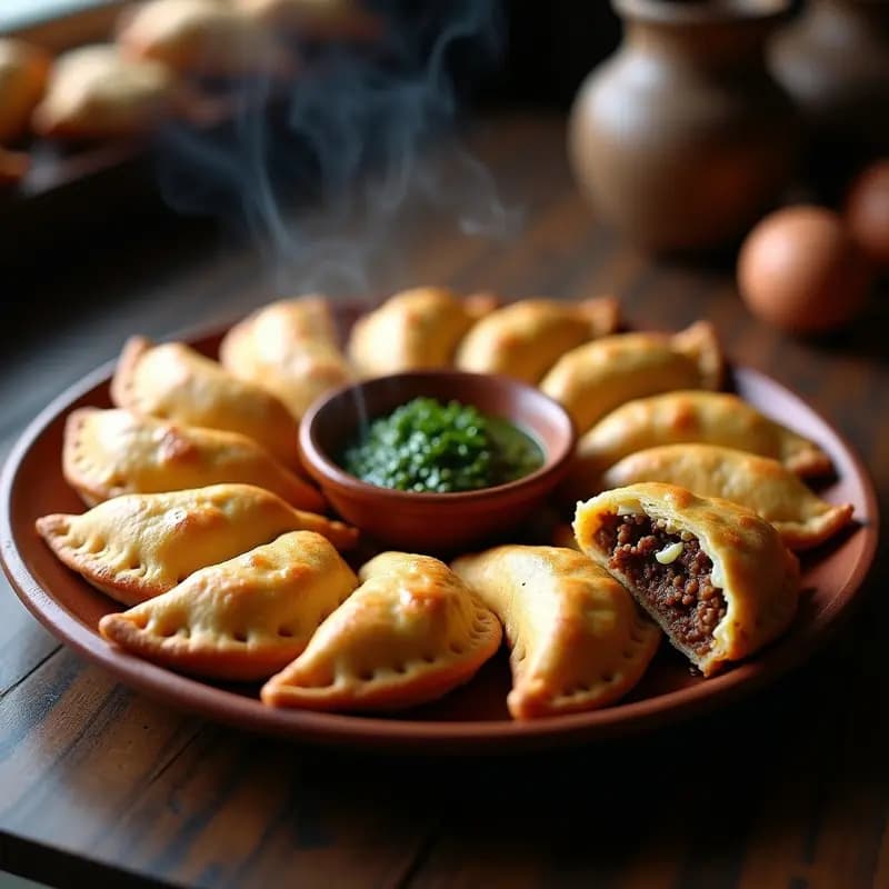 Empanadas Argentinas de Carne con Queso y Huevo Duro: Receta para Fiestas en Horno