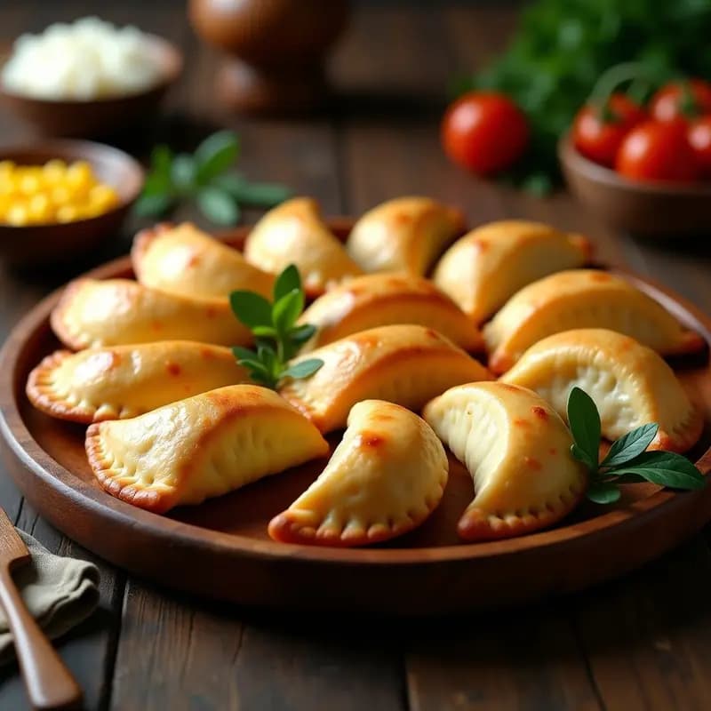 Empanadas Argentinas de Humitas y Queso Tybo: Relleno Dulce en Masa Salada
