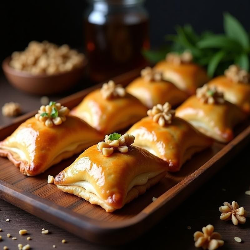 Empanadas Argentinas de Queso Azul Caramelizado: Receta Gourmet en 30 Minutos con Toque Dulce-Salado