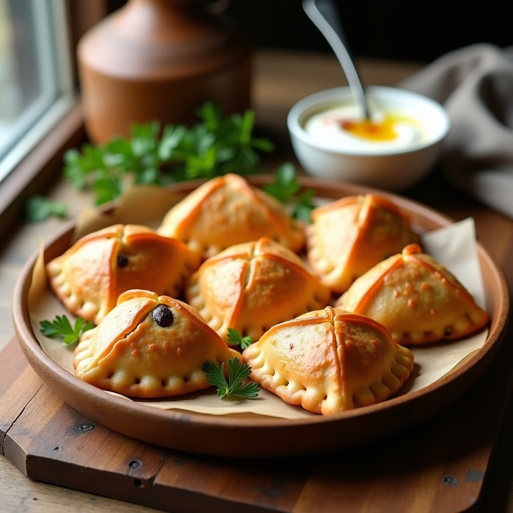Empanadas de Atún y Aceitunas Kalamata con Masa de Harina de Garbanzo: Receta Sin Gluten