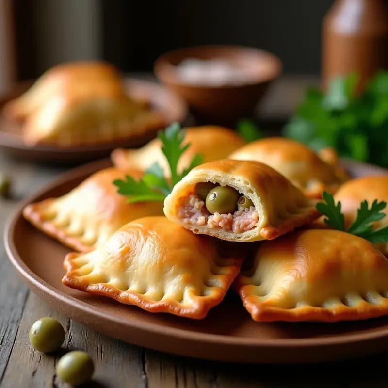 Empanadas de Atún y Aceitunas con Masa de Yuca: Aperitivo Argentino Sin Harina de Trigo