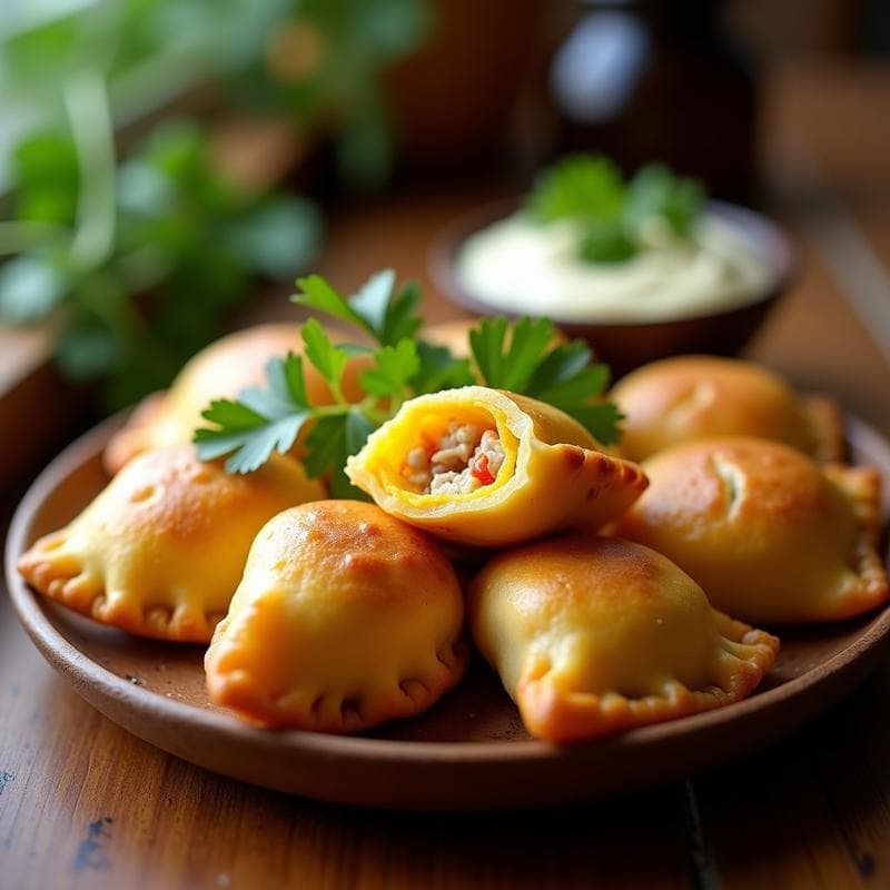 Empanadas de Atún y Aloevera en Masa de Yuca: Receta Colombiana Antiinflamatoria