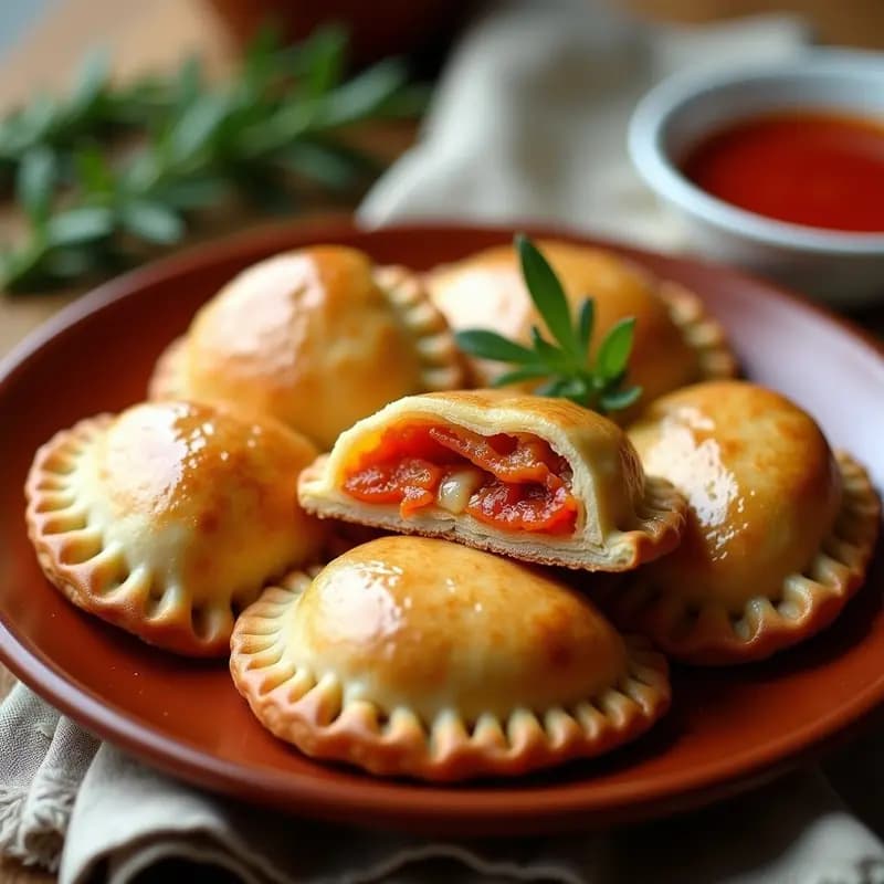Empanadas de Atún y Pimiento con Salsa Brava: Receta Española en Airfryer