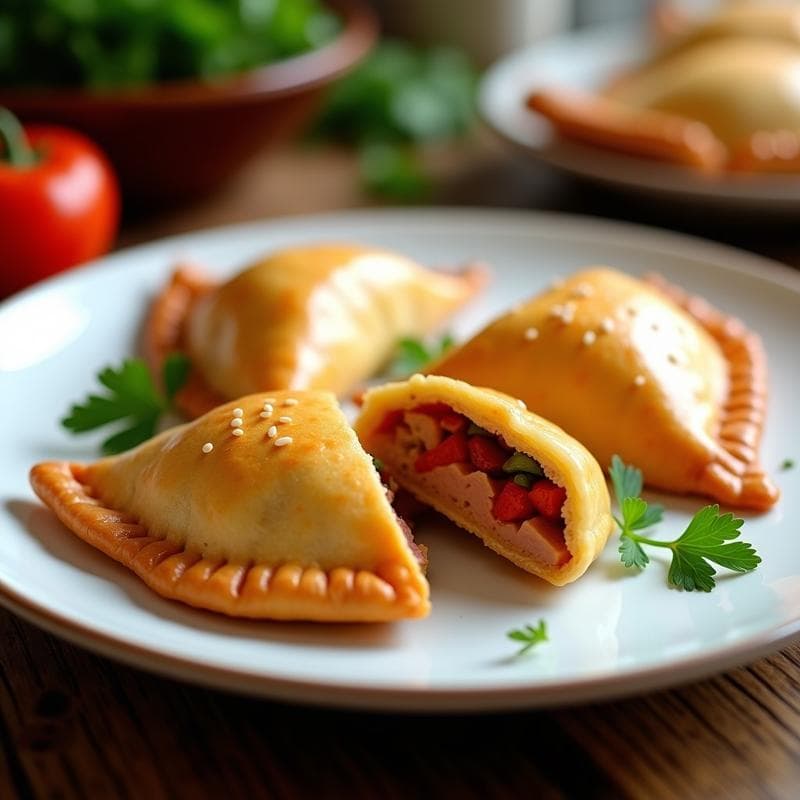 Empanadas de Atún y Pimientos Asados: Receta en Airfryer Sin Freír en 20 Minutos