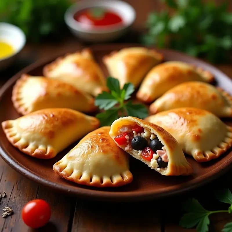 Empanadas de Atún y Pimientos con Masa de Maíz: Receta Argentina Horneada y Crujiente