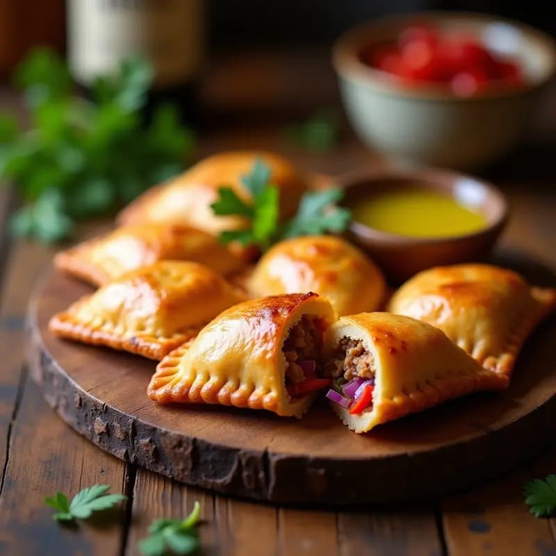 Empanadas de Atún y Piquillo con Masa de Harina de Garbanzo: Aperitivo Español Keto