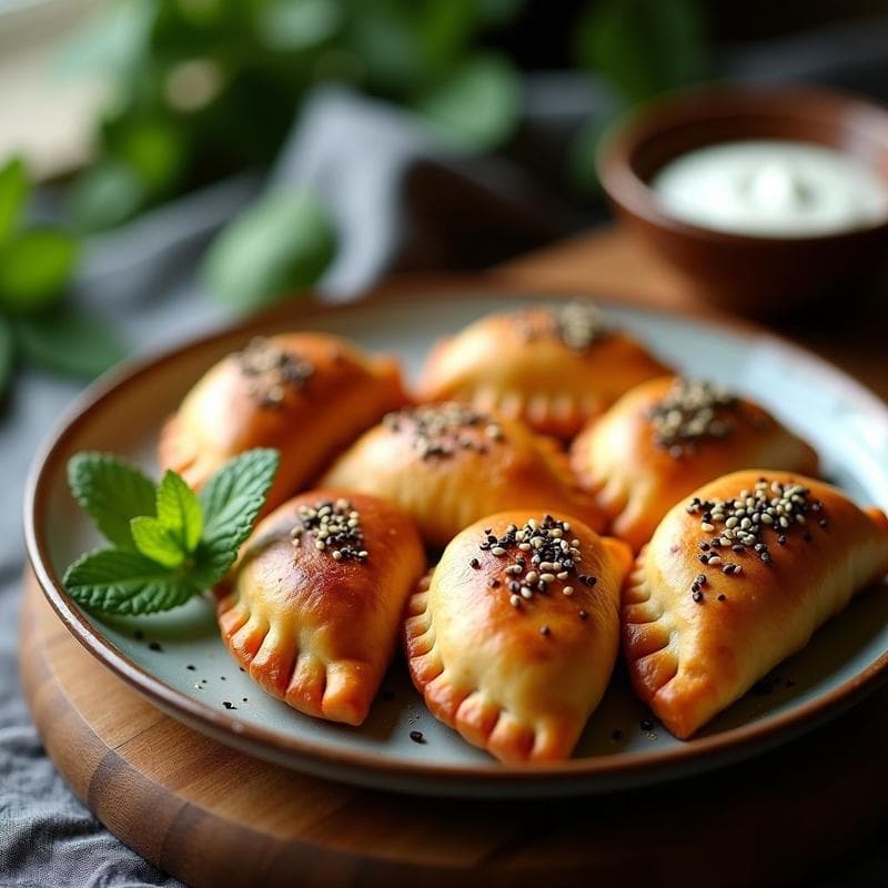 Empanadas de Batata Morada y Espinacas: Receta Argentina en Airfryer y Sin Harina