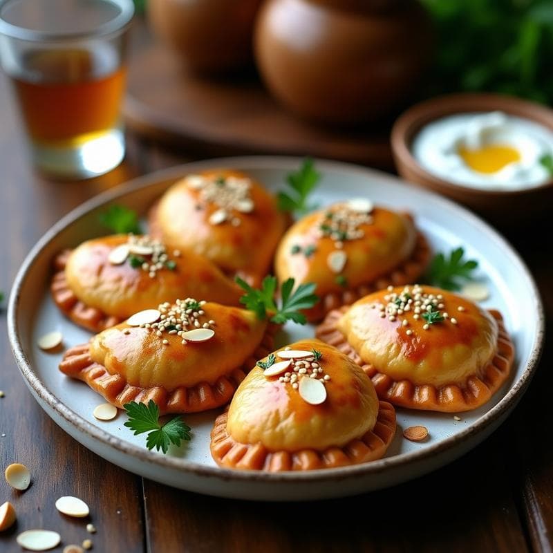 Empanadas de Batata Morada y Queso Feta: Receta Griega en Airfryer Sin Masa en 20 Minutos