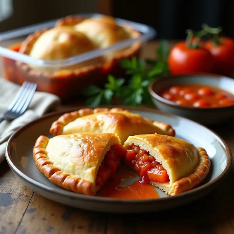 Empanadas de Bonito con Tomate Frito: Receta Gallega para Llevar