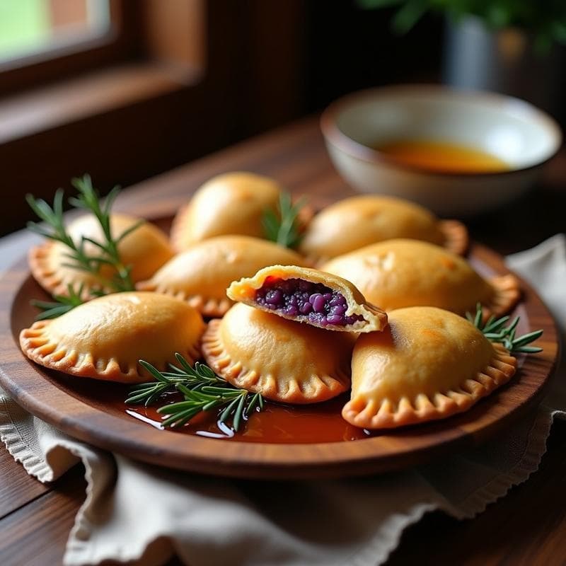 Empanadas de Camote y Queso de Cabra: Receta Argentina Sin TACC en Airfryer