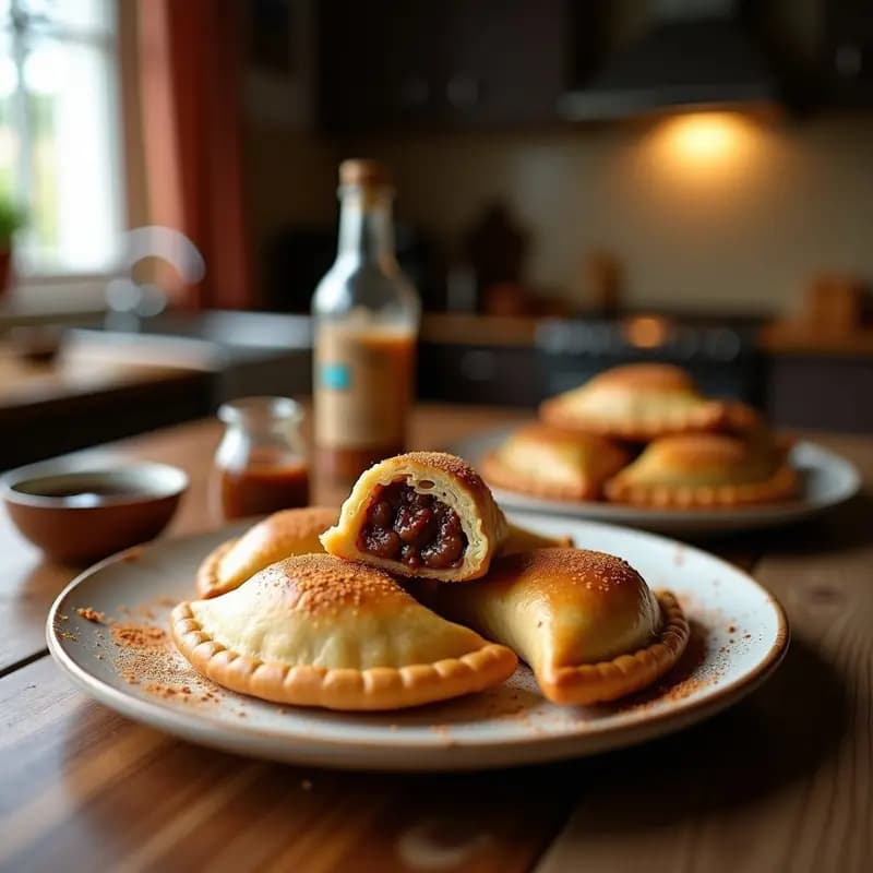 Empanadas de Caramelo y Chocolate: Postre Argentino Frito y Dulce