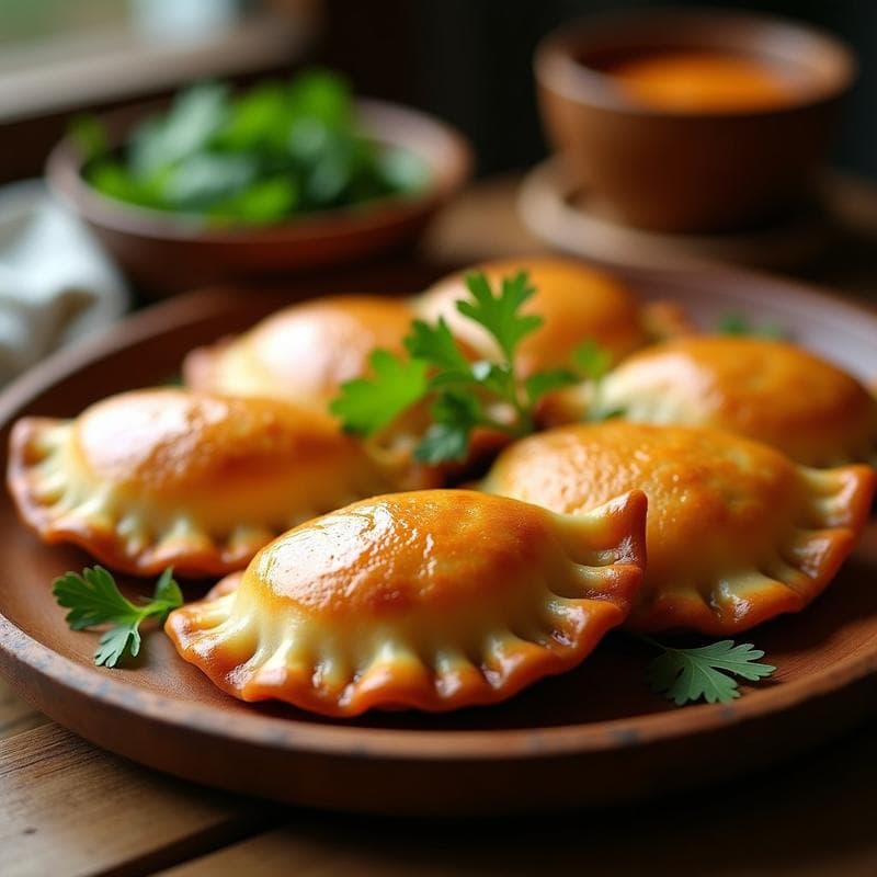 Empanadas de Carimañola Rellena de Queso Vegano y Boniato: Receta Colombiana Sin Gluten
