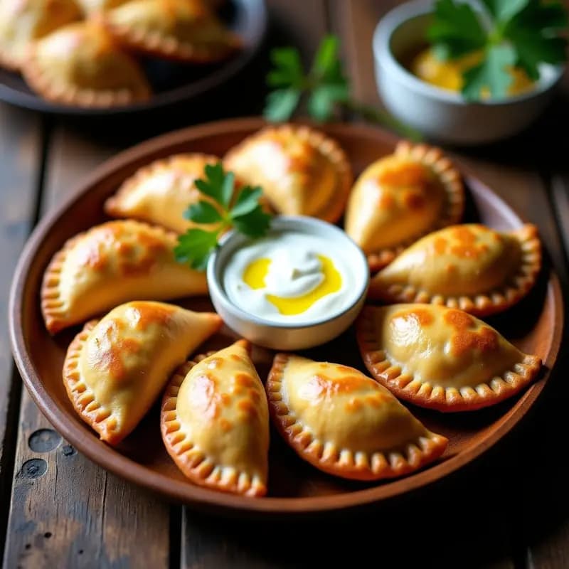 Empanadas de Carimañola Colombianas Rellenas de Yuca y Queso: Desayuno Crujiente Sin Gluten