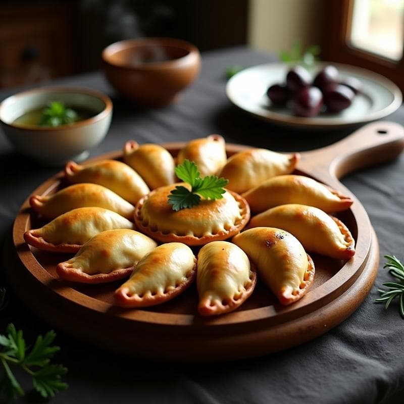 Empanadas de Carne de Res y Aceitunas Kalamata: Receta Argentina Tradicional en Olla Lenta