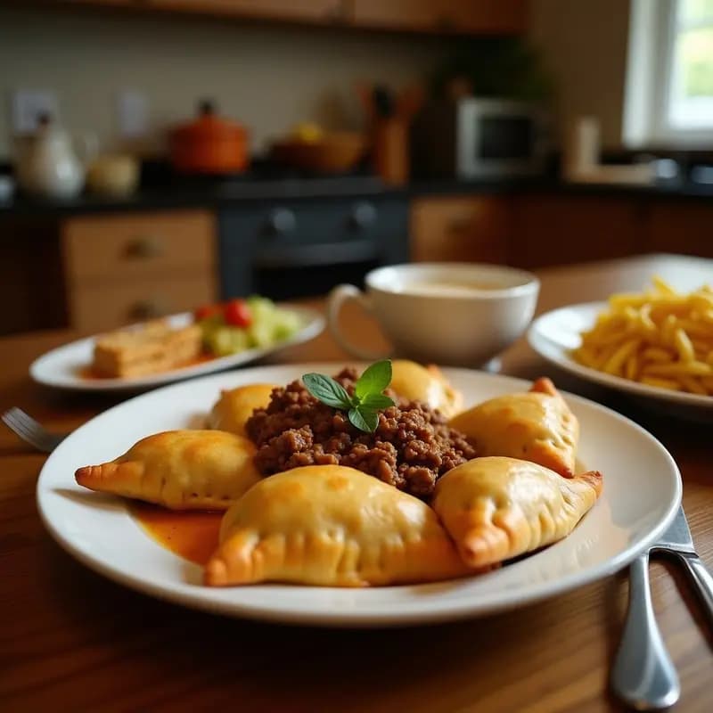 Empanadas de Carne de Res y Aceitunas Negras con Masa de Mandioca: Receta Uruguaya Sin TACC
