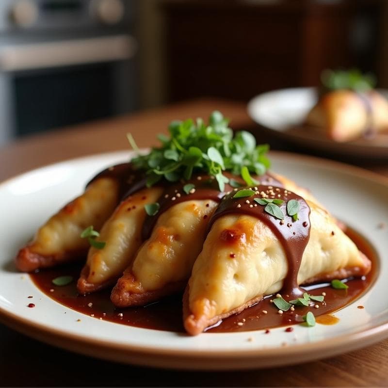 Empanadas de Carne de Res y Chocolate: Receta Mexicana Gourmet en Olla Express