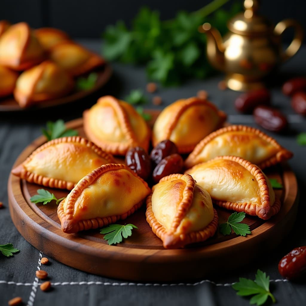 Empanadas de Carne de Res y Dátiles con Masa de Almendra: Receta Árabe en Airfryer Sin Harina