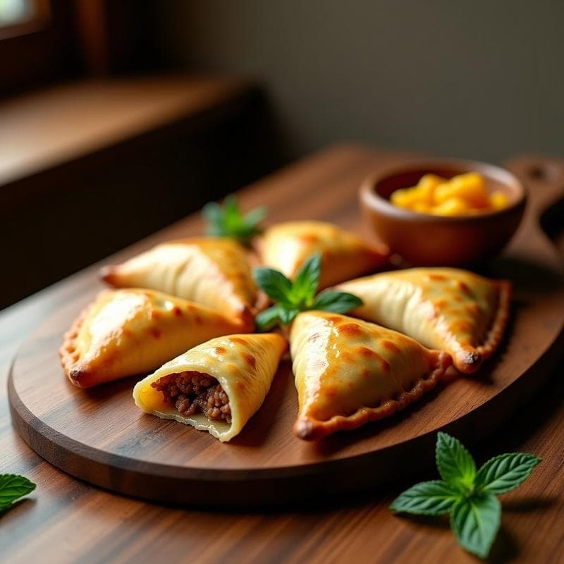 Empanadas de Carne de Llama y Queso Andino: Receta Peruana Tradicional en Airfryer