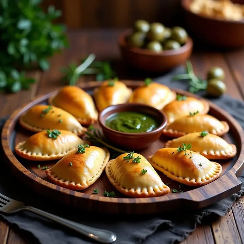 Empanadas de Carne Mechada y Aceitunas Kalamata: Receta Argentina en Thermomix para Congelar