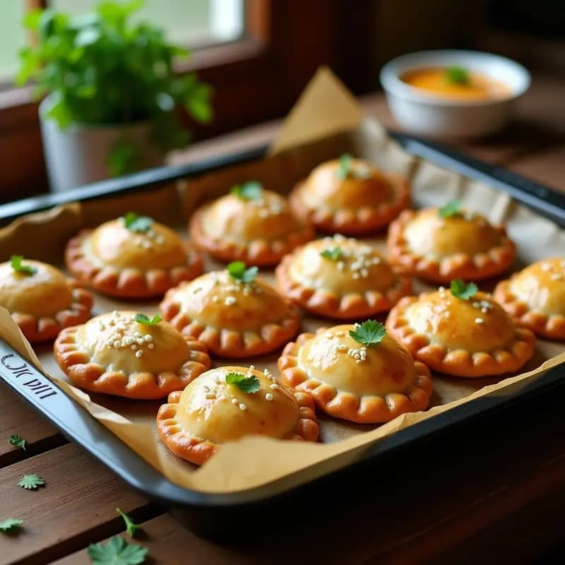 Empanadas de Carne Mechada y Queso Blanco: Receta Venezolana Tradicional al Horno