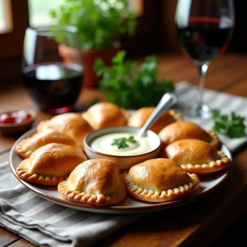Empanadas de Carne Mechada y Queso crema con Salsa Golf: Receta Argentina para Festejar