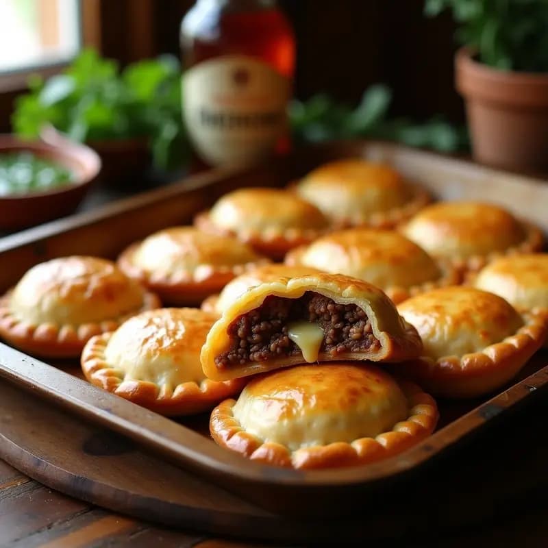 Empanadas de Carne Mechada con Queso Guyere: Receta Argentina Clásica y Alta en Proteína