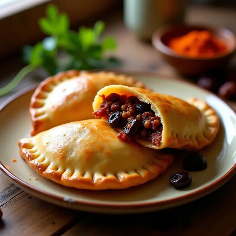 Empanadas de Carne con Merken y Pasas: Receta Chilena Picante y Dulce