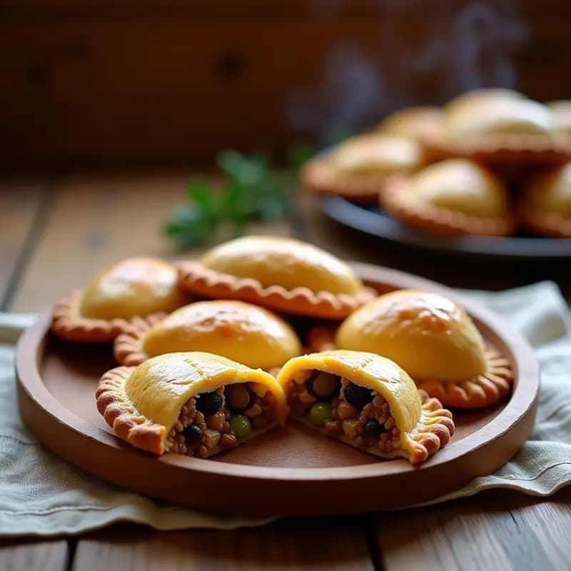 Empanadas de Carne Molida y Aceitunas: Receta Argentina Tradicional en Hornos de Barro