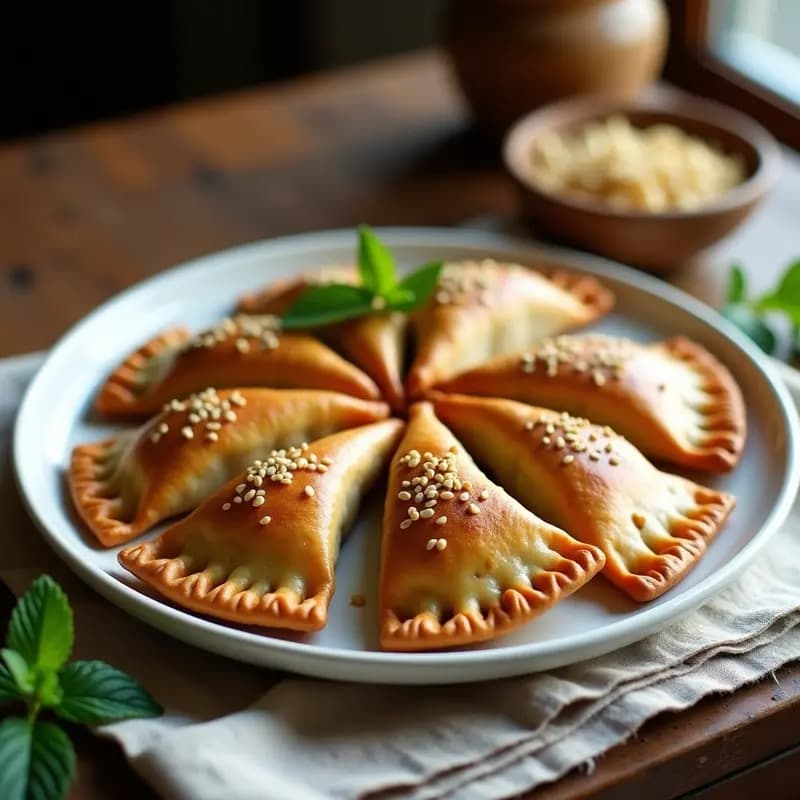 Empanadas de Carne Molida y Pasas con Especias Arábicas: Receta de Oriente Medio en Airfryer