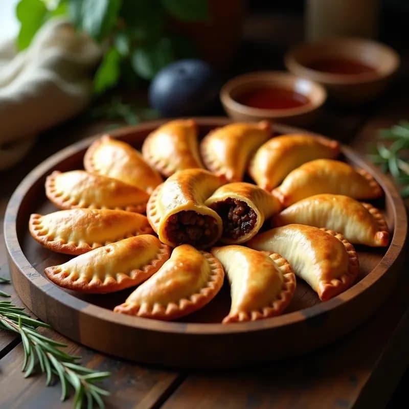 Empanadas de Carne Molida y Pasas con Mermelada de Higo: Receta Argentina Tradicional