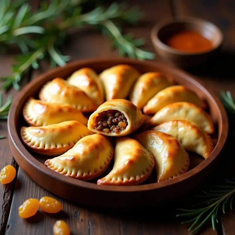 Empanadas de Carne Picada y Pasas: Receta Argentina al Horno con Toque Dulce