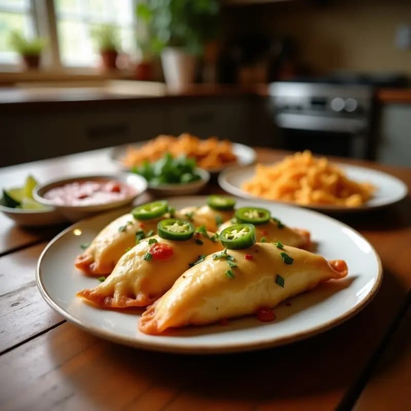 Empanadas de Carne Picante con Queso y Jalapeños: El Snack Mexicano Más Picante y Delicioso