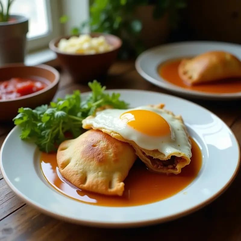 Empanadas de Carne con Queso, Aceitunas y Huevo Duro: Sabores Argentinos en Cada Bocado