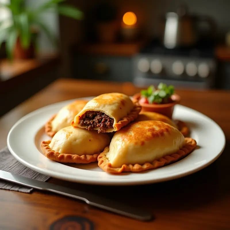 Empanadas de Carne y Queso Fritas en Aceite: El Clásico Argentino con un Toque Extra Crujiente