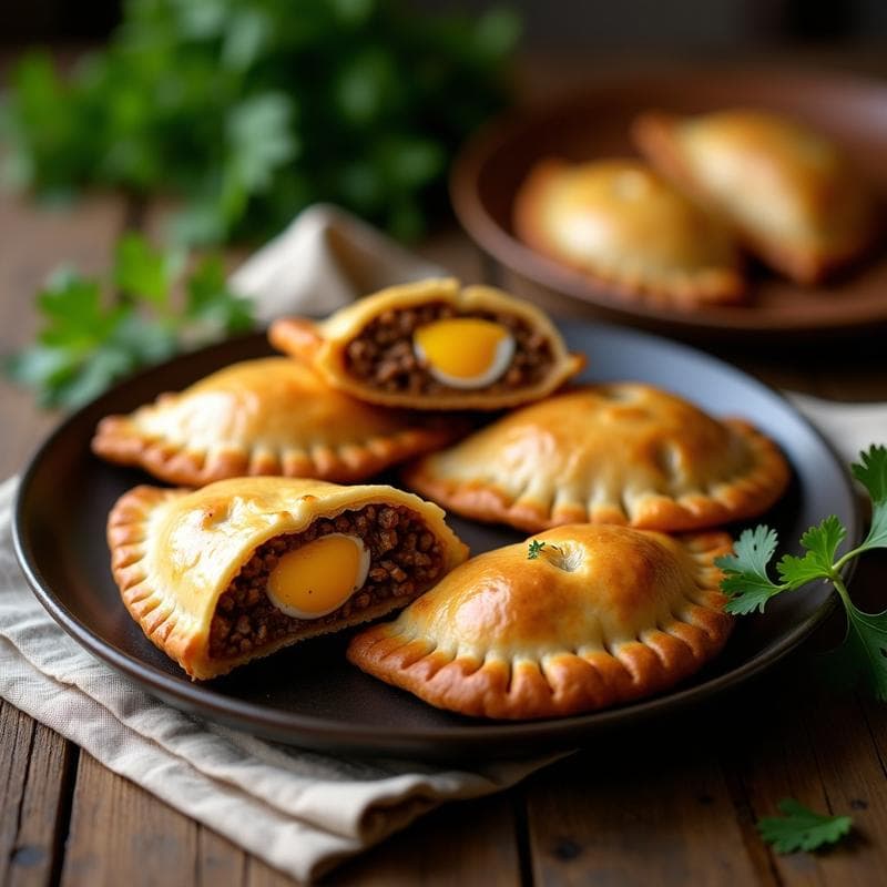 Empanadas de Carne de Res y Huevo Duro: Receta Colombiana Tradicional en Horno