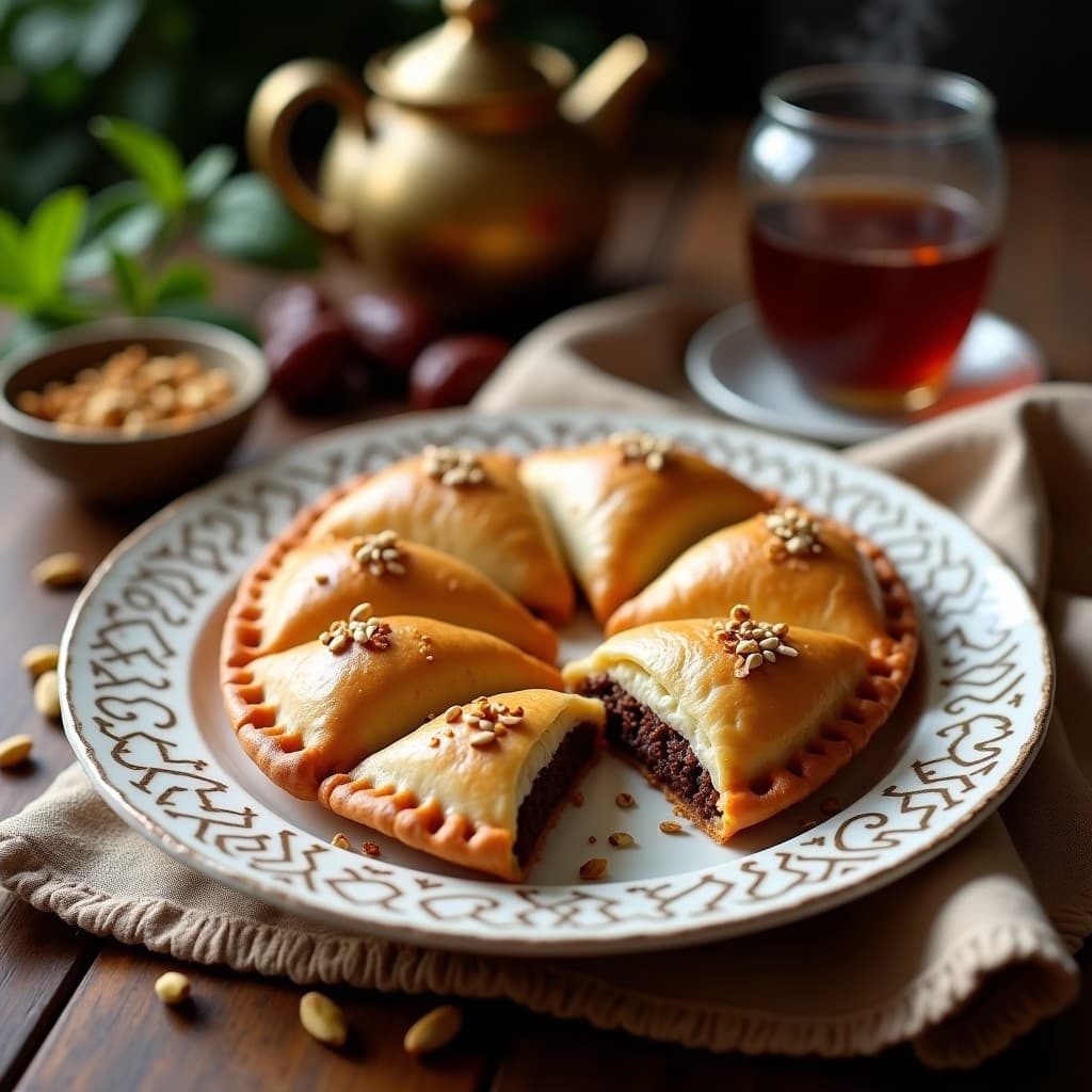 Empanadas de Carob y Queso de Almendras: Receta ArgVegana en Airfryer con Toque Árabe