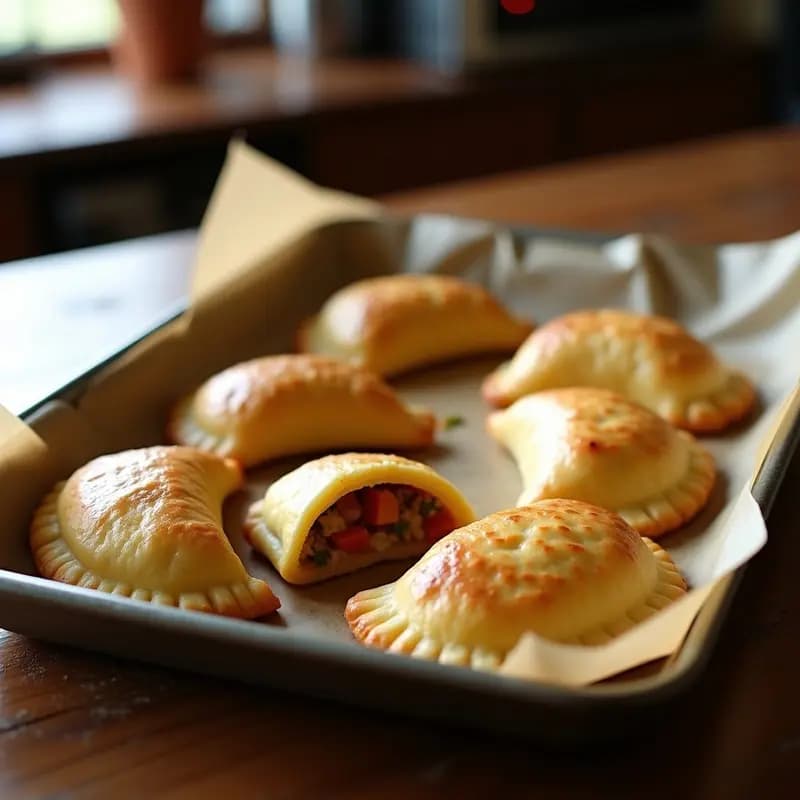 Empanadas de Masa de Cassava Rellena de Carne de Cangrejo: Receta Colombiana Sin Gluten