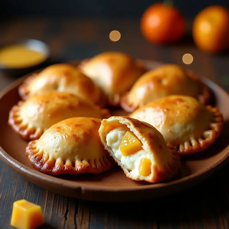 Empanadas de Chaquira y Queso de Cabaña: Receta Argentina en Airfryer con Toque Dulce