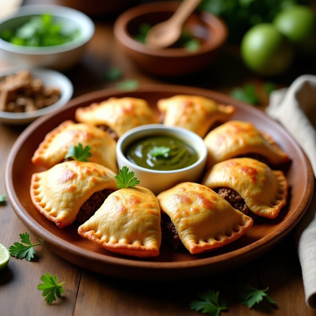 Empanadas de Chayote y Carne de Res: Receta Colombiana en Thermomix con Masa Integral