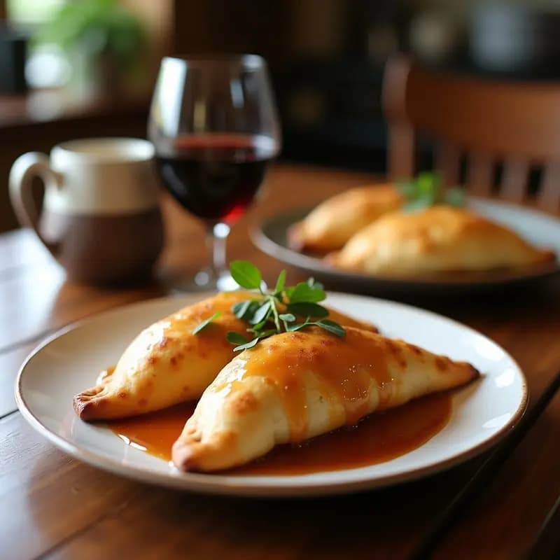 Empanadas de Chocolate y Queso Fundido con Cobertura de Caramelo: Receta Dulce para Amantes de lo Extremo