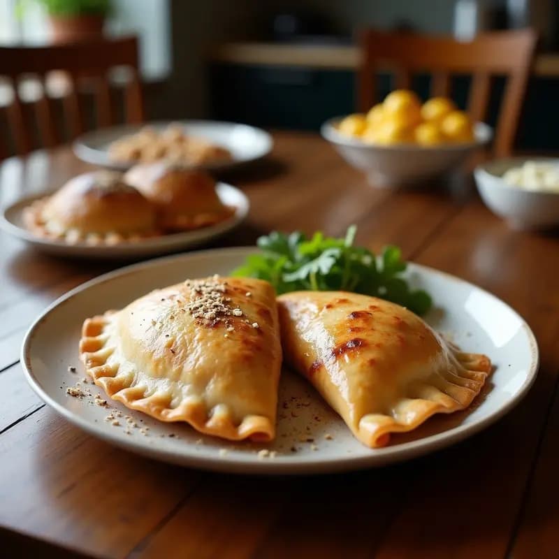 Empanadas de Chocolate y Queso Crema con Masa de Harina de Almendra: Postre Keto
