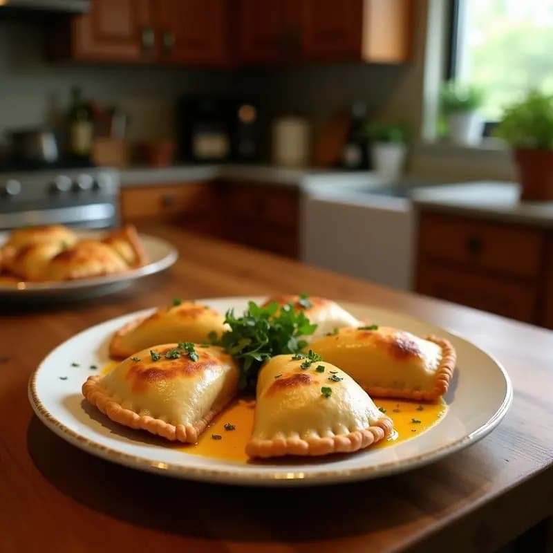 Empanadas de Chorizo Vegano y Queso de mandioca: Receta Argentina en Airfryer