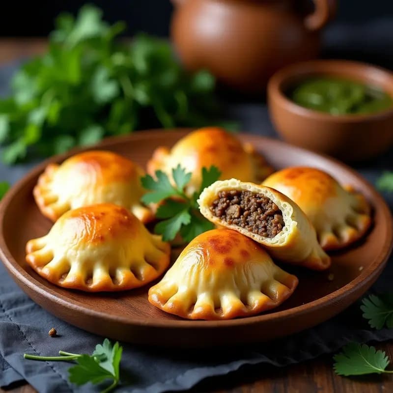Empanadas de Masa de Coliflor con Relleno de Carne de Res: Receta Low-Carb Argentina