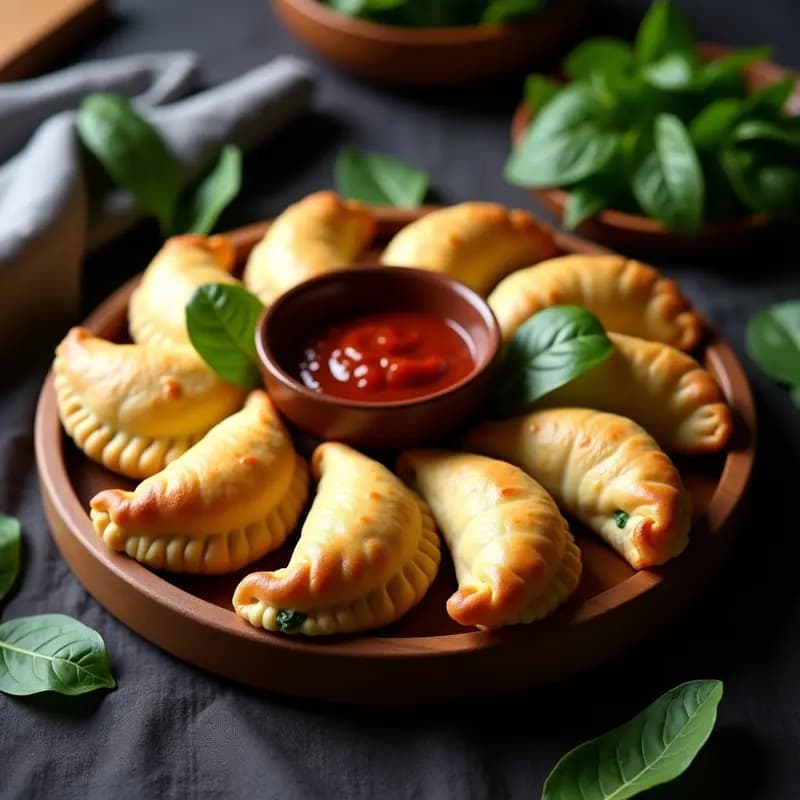 Empanadas Colombianas de Espinacas y Queso Campesino: Receta Crujiente y Alta en Hierro