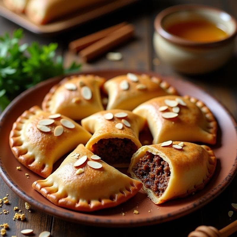 Empanadas de carne de Cordero y Dátiles: Receta Marroquí en Airfryer Sin Aceite