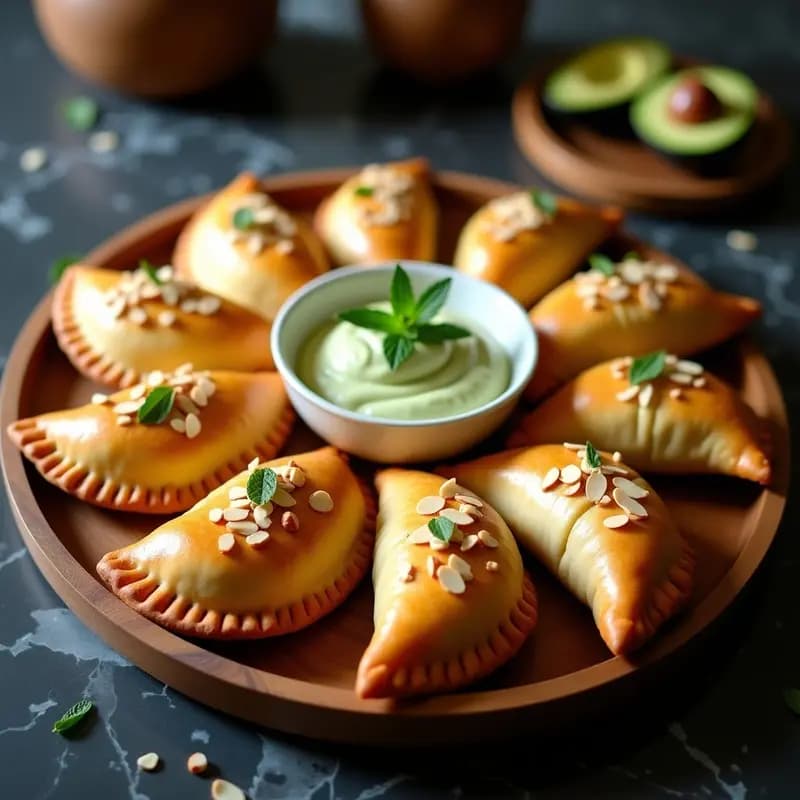 Empanadas de Carne de Cordero y Dátiles con Masa de Hojaldre: Receta Marocí Dulce-Salada